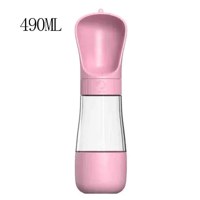Garrafa De Água Portátil 2 Em 1 490ML Multifuncional