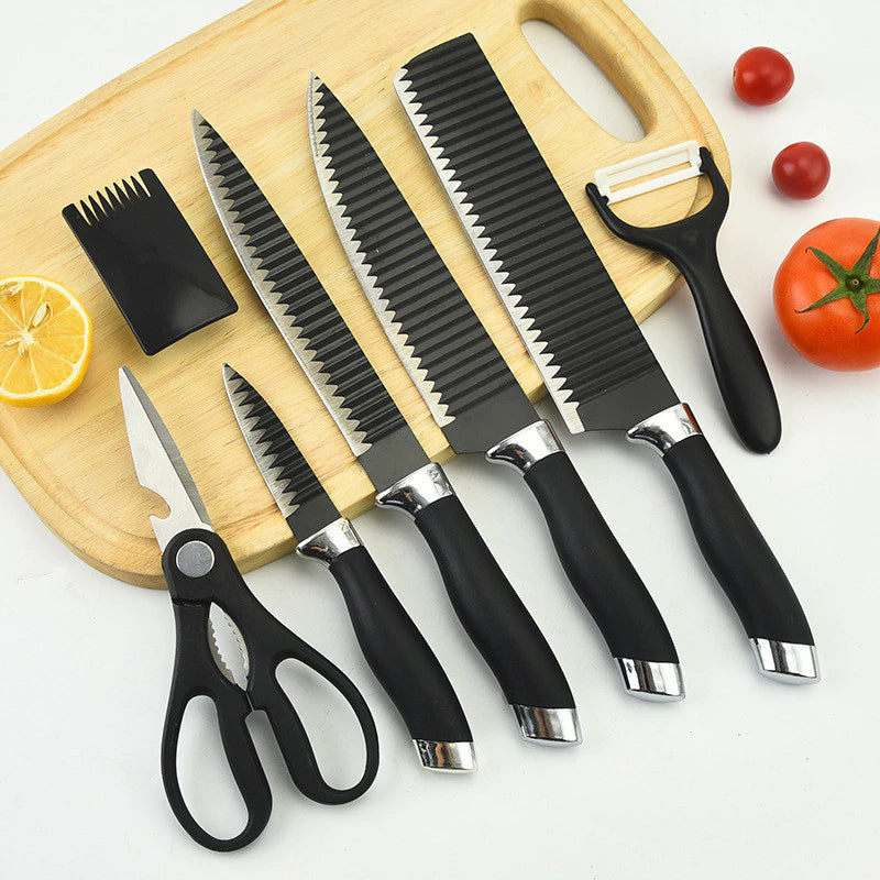 Kit com 6 facas de cozinha/Churrasco Profissional
