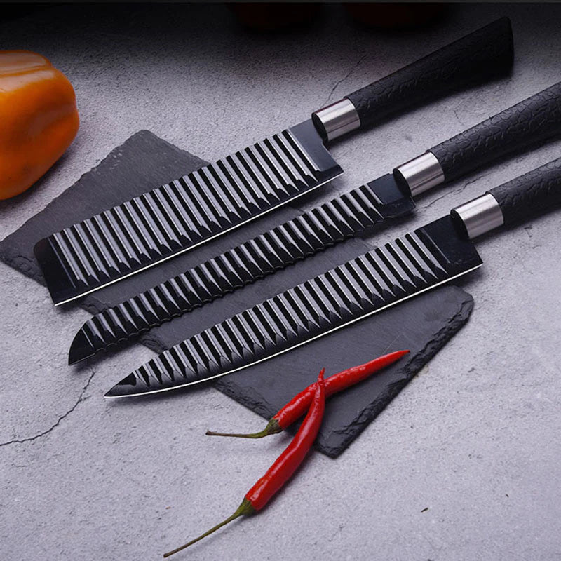 Kit com 6 facas de cozinha/Churrasco Profissional