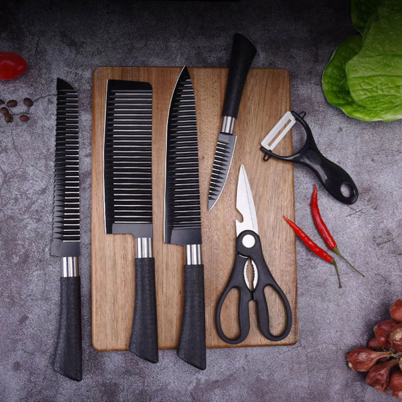 Kit com 6 facas de cozinha/Churrasco Profissional