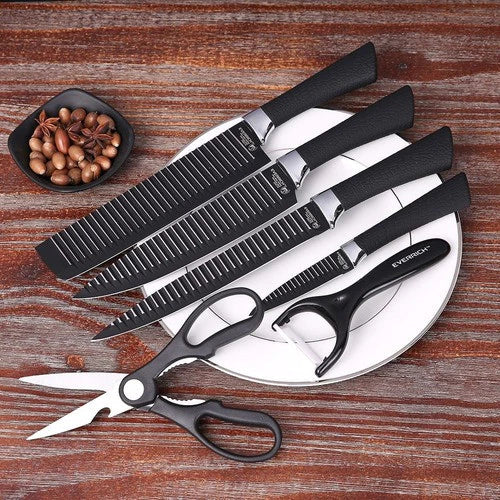 Kit com 6 facas de cozinha/Churrasco Profissional